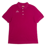 KAPPA Mens Polo Shirt Pink S