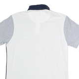JACK WILLS Mens Polo Shirt Blue Colourblock S