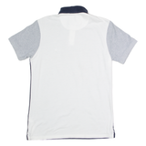 JACK WILLS Mens Polo Shirt Blue Colourblock S