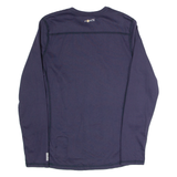 CARHARTT Womens T-Shirt Blue Long Sleeve S