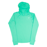 NIKE Hoodied Womens Jersey Green Long Sleeve M