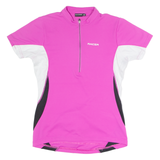 RACER Cycling Womens Jersey Pink 1/4 Zip S