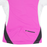 RACER Cycling Womens Jersey Pink 1/4 Zip S