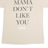 Justin Bieber Purpose Tour Mens Band T-Shirt Beige M