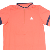 ODLO Cycling Womens Jersey Pink 1/4 Zip L