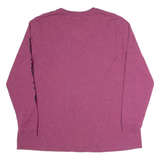 CARHARTT Loose Fit Womens T-Shirt Purple Long Sleeve XL