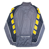 CRANE Cycling Mens Jersey Grey Long Sleeve 1/4 Zip M