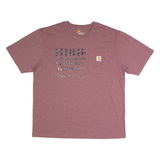 CARHARTT Retired Mens T-Shirt Red L
