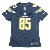 NIKE Chargers 85 Gates Mens Football Shirt Jersey Blue USA V-Neck S