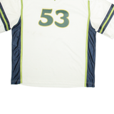 LEE 53 Mens Football Shirt Jersey White USA V-Neck XL