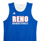 ADIDAS Reno Basketball Mens Vest Blue Sleeveless USA L