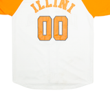 COLLEGE EQUIPMENT Illinois Mens Jersey White USA V-Neck XL