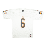REEBOK Chicago Bears Mens Football Shirt Jersey White USA V-Neck L