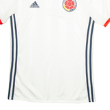 ADIDAS Federacion Colombiana De Futbol Mens Football Shirt Jersey White S