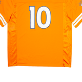 NFL Denver Bronos Mens Football Shirt Jersey Orange USA V-Neck XL