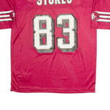 REEBOK San Francisco 49ers Mens Football Shirt Jersey Maroon USA V-Neck M