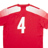 ADIDAS Davis Legacy Mens Football Shirt Jersey Red USA V-Neck M