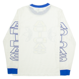 ADIDAS Womens Jersey White Long Sleeve Roll Neck UK 18