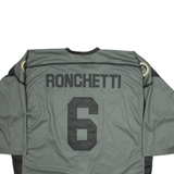 CHL LVGA Signed Mens Jersey Grey USA V-Neck 2XL