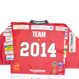 OCHSNER Hockey Mens Jersey Red Long Sleeve V-Neck L