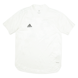 ADIDAS 22 Mens Jersey White V-Neck M