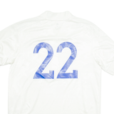 ADIDAS 22 Mens Jersey White V-Neck M