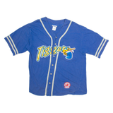 DISNEY Tigers Mens Jersey Blue Button Neck L