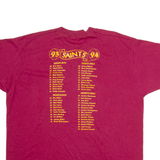 BEST Las Hoops Mens T-Shirt Maroon USA 2XL