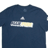 ADIDAS Aggie Pride Mens T-Shirt Blue USA XL