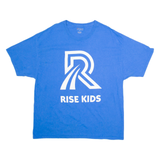CHAMPION Rise Kids Mens T-Shirt Blue XL