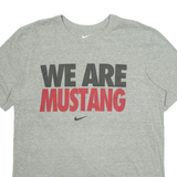 NIKE We Are Mustang Mens T-Shirt Grey USA L