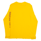 ADIDAS Green Bay Packers Mens T-Shirt Yellow Long Sleeve USA M
