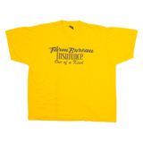 SCREEN STARS BEST Farun Bureau Insurance Mens T-Shirt Yellow M