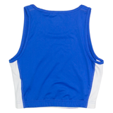 PUMA Cropped Womens T-Shirt Blue Sleeveless M