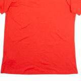 NIKE Womens T-Shirt Red V-Neck L