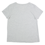 SLAZENGER Womens T-Shirt Grey V-Neck M