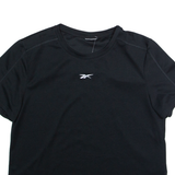 REEBOK Womens T-Shirt Black M