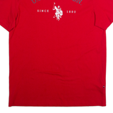 U.S. POLO ASSN Mens T-Shirt Red USA S