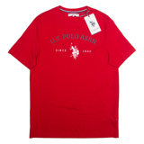 U.S. POLO ASSN Mens T-Shirt Red USA S