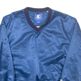 STARTER Mens Puffer Jacket Blue Nylon L