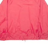 AUBURN Red Boy Scouts Mens Coach Jacket Red Nylon USA XL