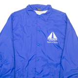 ARISTO JAC New Jersey Mens Coach Jacket Blue Nylon USA L