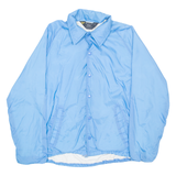 SEARS Mens Coach Jacket Blue Nylon M