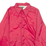 SWINGSTER Mens Coach Jacket Red Nylon 90s S