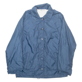 MART Womens Coach Jacket Blue Nylon 90s S