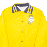 GEM SPORTSWEAR Tulane Baseball Mens Varsity Jacket Yellow Nylon USA 2XL