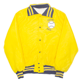 GEM SPORTSWEAR Tulane Baseball Mens Varsity Jacket Yellow Nylon USA 2XL