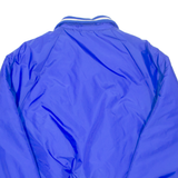 TRI-MARK Mens Varsity Jacket Blue Nylon M
