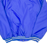 TRI-MARK Mens Varsity Jacket Blue Nylon M