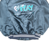 HARTWELL Mens Bomber Jacket Blue Nylon XL